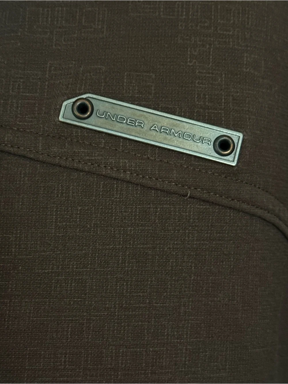 Under Armour Men’s Large Brown Full Zip Performance Jacket